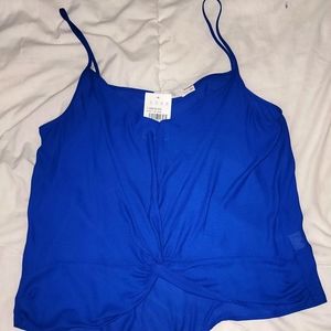 Blue tank top - X-small